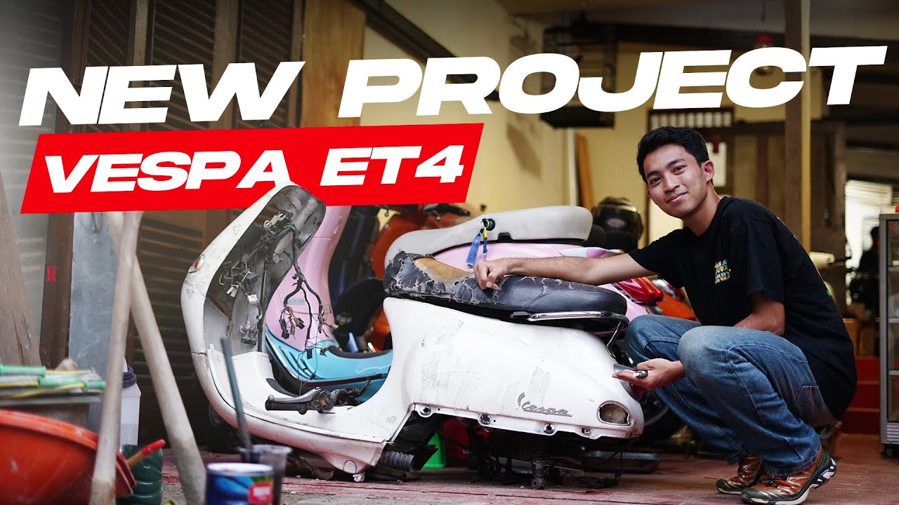 Rebuild Vespa Et4 Dari Bangkai | Part 1
