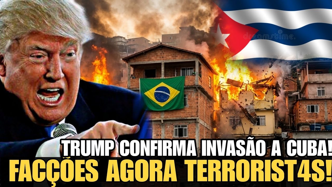 AGORA! EUA CONFIRMA 1⁰ ATAQUE A CUBA E CLASSIFICA FAC&Ccedil;&Otilde;ES DO BRASIL COMO TERRO..
