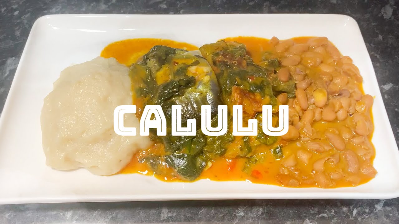 COMO FAZER PRATOS ANGOLANOS| CALULU DE PEIXE & FUNGE | Angolan Fufu