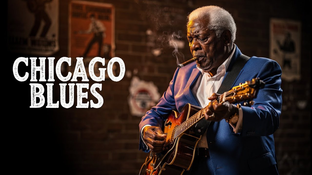 Deep Concentration Blues for Focus - Chicago Blues Loop Lounge