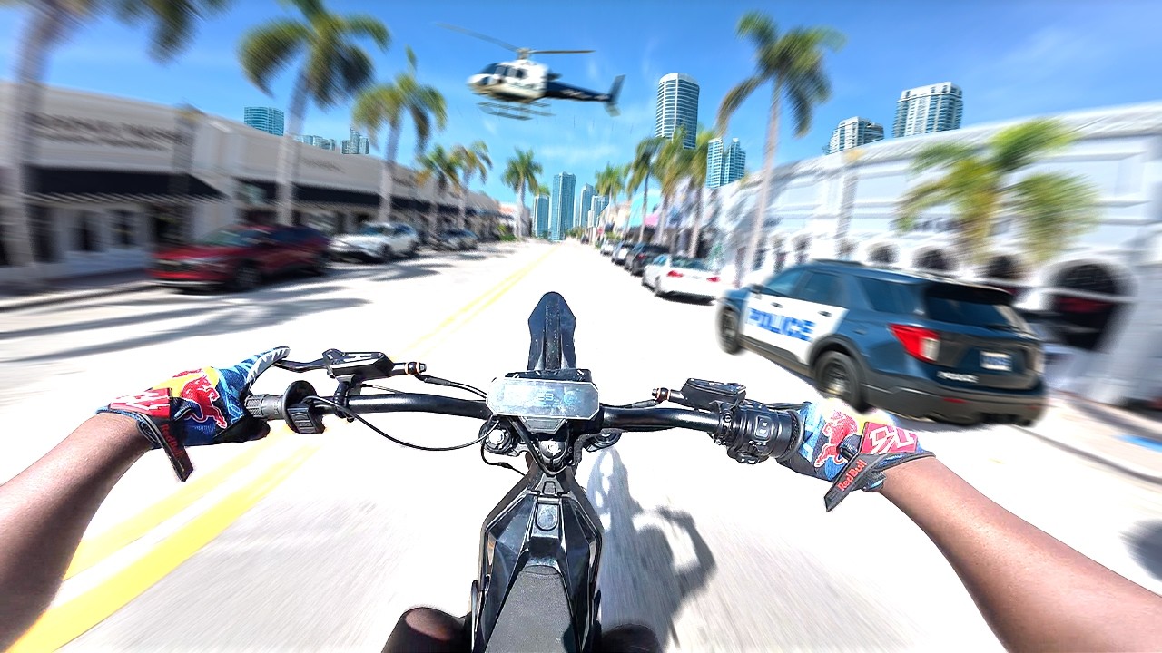 I Took My 90 MPH E-Bike DOWNTOWN! (INSANE)