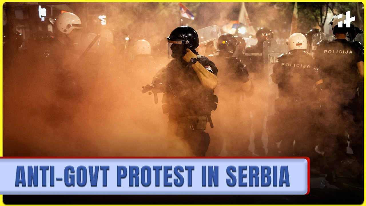 140,000 Protesters Flood Belgrade | Serbia Erupts | Russia warns against ‘colour revolution’