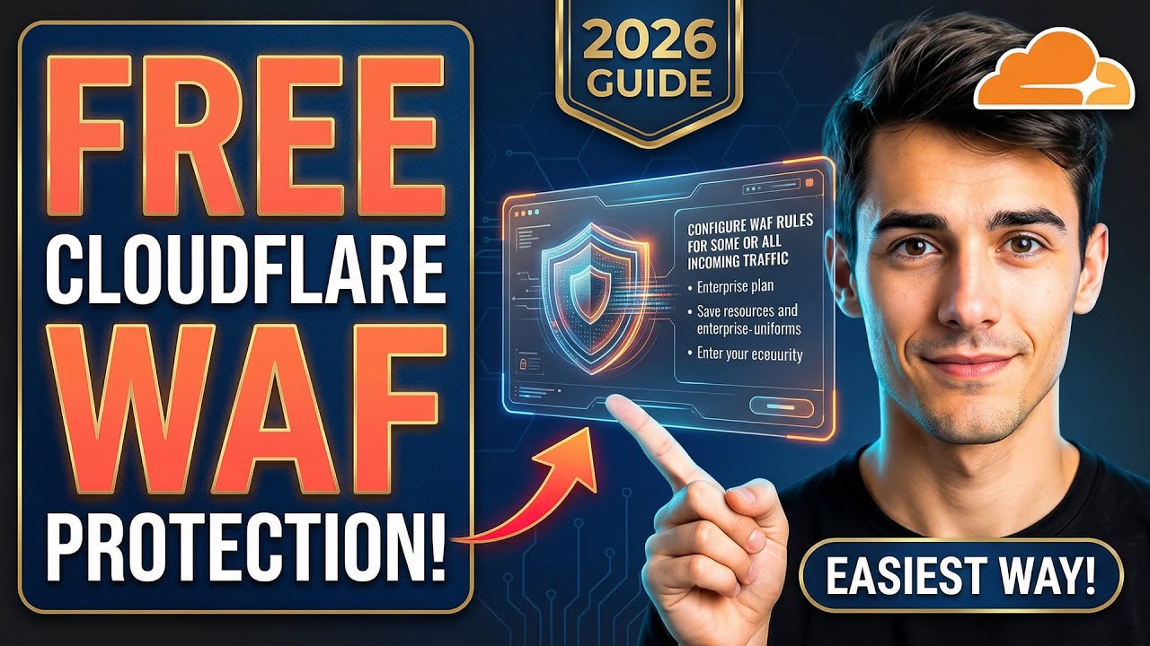 Как защитить веб-сайт с помощью бесплатного WAF в Cloudflare (самый простой способ) (руководство ...