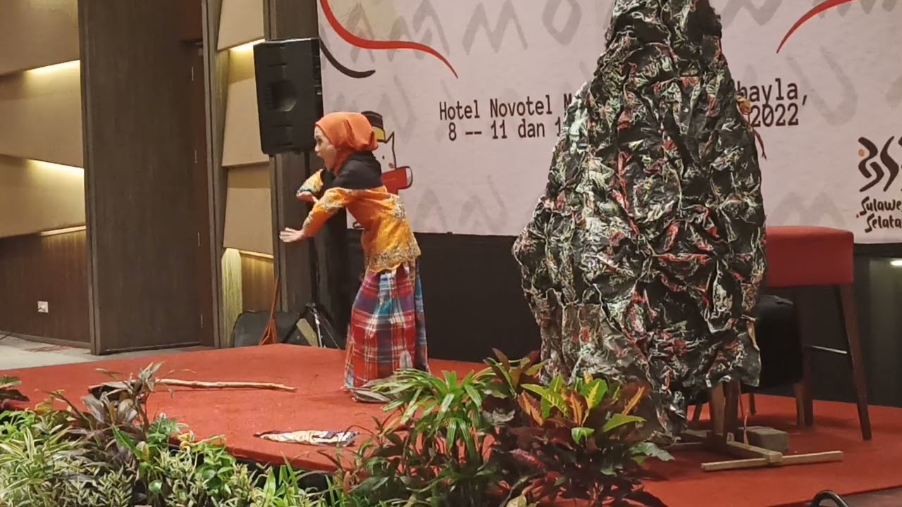 JUARA I LOMBA MENDONGENG BUGIS (PUTRI) || WAJO || FESTIVAL TUNAS BAHASA IBU TAHUN 2022