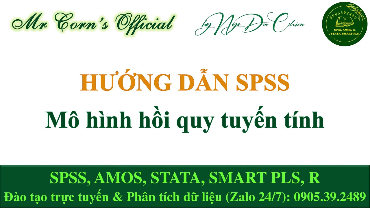 Hướng dẫn SPSS | Thực hiện Mô hình hồi quy tuyến tính trên SPSS & Đọc kết quả 21022026