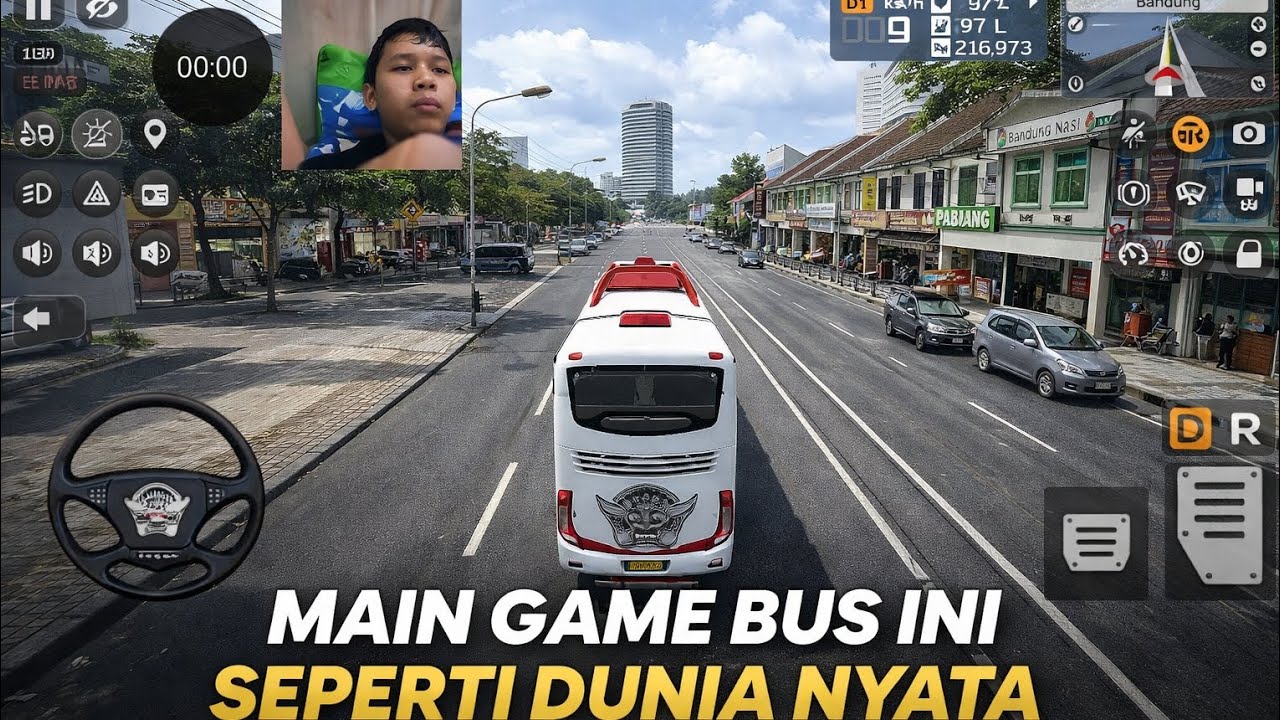 Woww😱😱😨😨 Berasa jadi Supir nyata Cuman ada di game ini.. Bus Simulator Indonesia