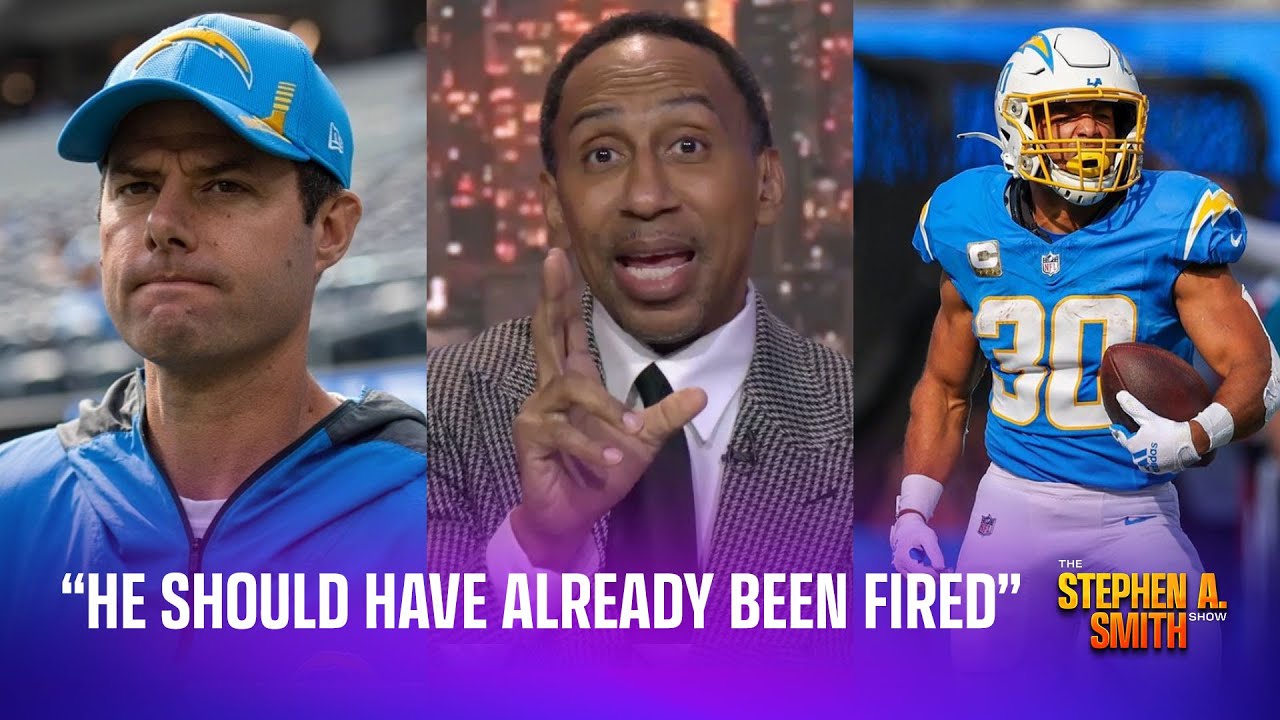 “He should have ALREADY been fired” Stephen A. Smith on Brandon Staley as head coach of the Chargers