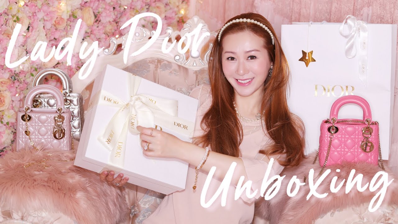 SWEETEST LADY DIOR UNBOXING 2021 🌸🌸🌸 NEW SMALL MY ABCDIOR LADY DIOR BAG ❤️ LINDIESS