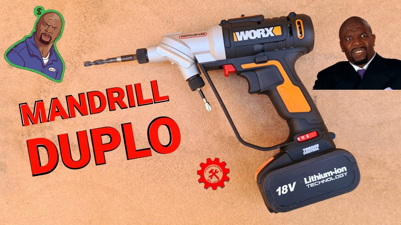 PARAFUSADEIRA FURADEIRA SWITCHDRIVER WORX WX176 À BATERIA 20V - Review