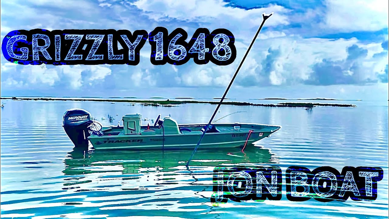 GRIZZLY JON BOAT 1648 review by TRACKER BOATS walkthrough! Fishing a Jon boat in SALTWATER