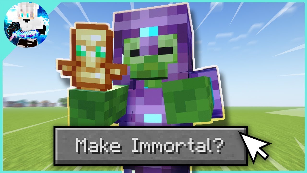 How to make a Zombie Immortal | Minecraft 1.19.2