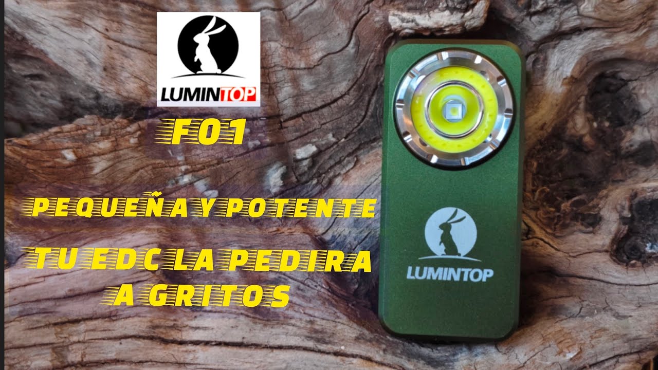 LUMINTOP FO1,LIJERA ,POTENTE,Y ECONÓMICA¿QUE MAS SE PUEDE PEDIR?#edc #linternas #camping #senderismo