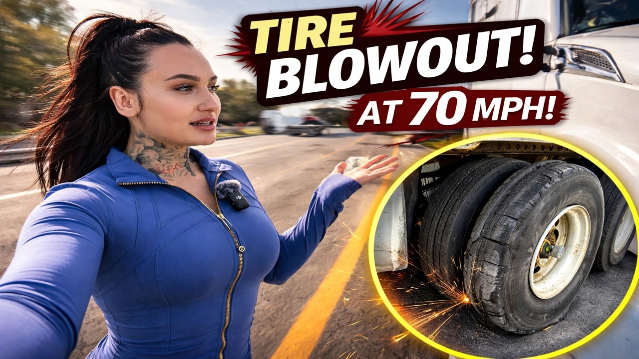 Tire BLOWOUT On I-95 At 70 MPH!!😳