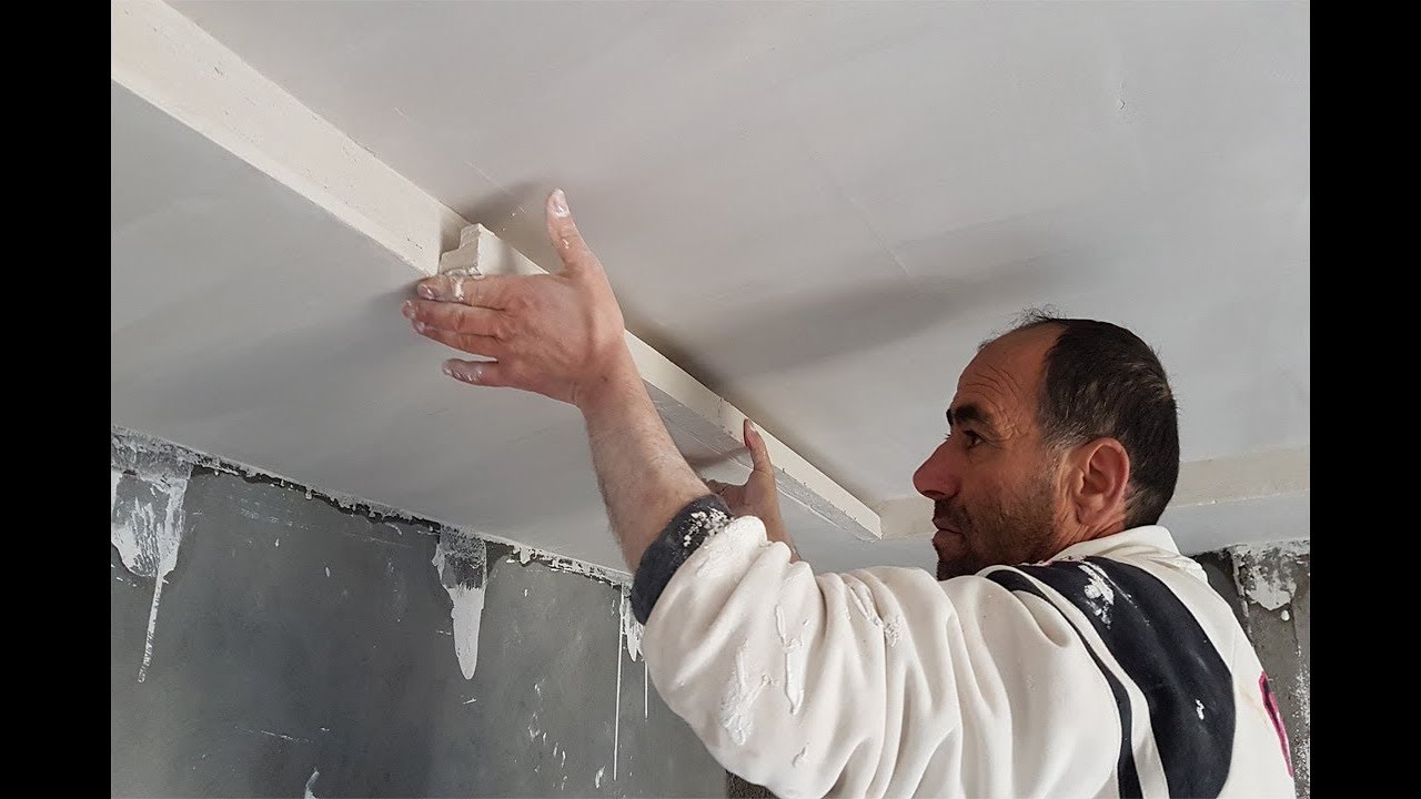 تعلم تركيب ديكور لاد من البداية للمبتدئين Installation and design of plaster@fayssalplatre