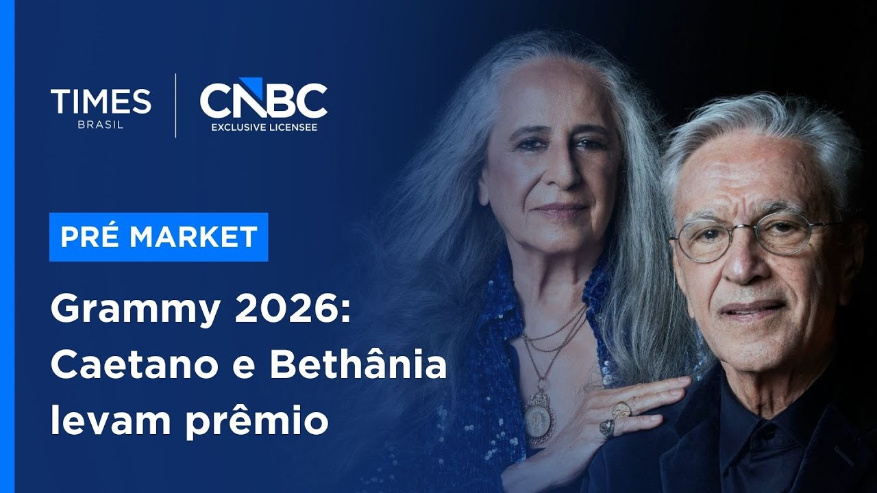 Brasil brilha no Grammy 2026 com vitória de Caetano e Bethânia