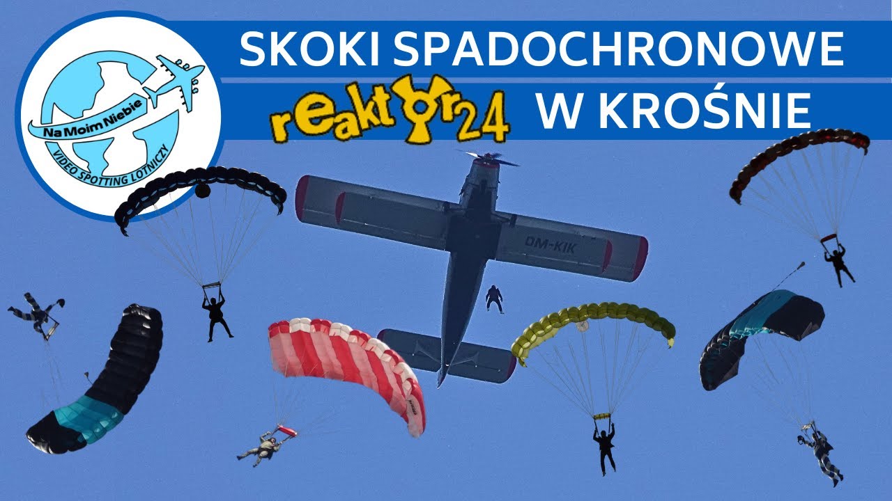 Skoki spadochronowe z samolotu Antonov AN-2 w Krośnie