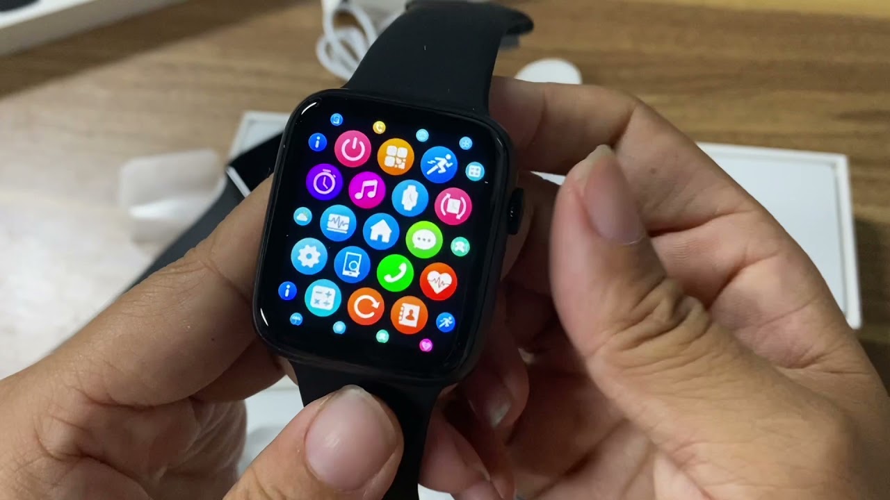 Unboxing for IWO 13 Pro DT100 Pro/DT100 Plus 44MM Smart Watch Custom watch faces Bluetooth Call