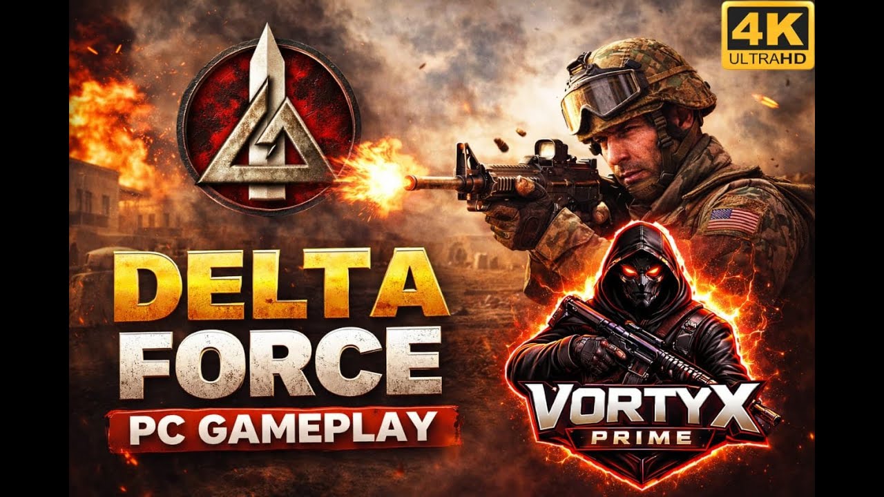 Delta force 4K gameplay by VORTYX PRIME