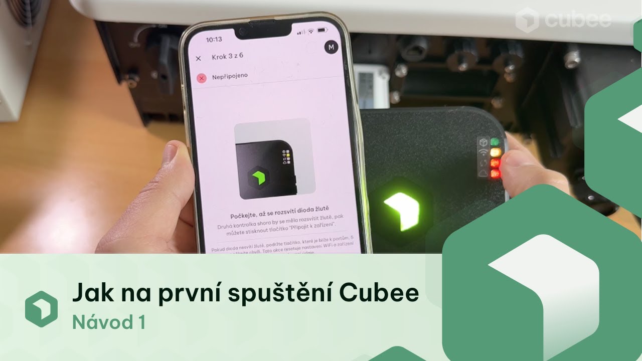 Jak na první spuštění Cubee + nastavení domácnosti