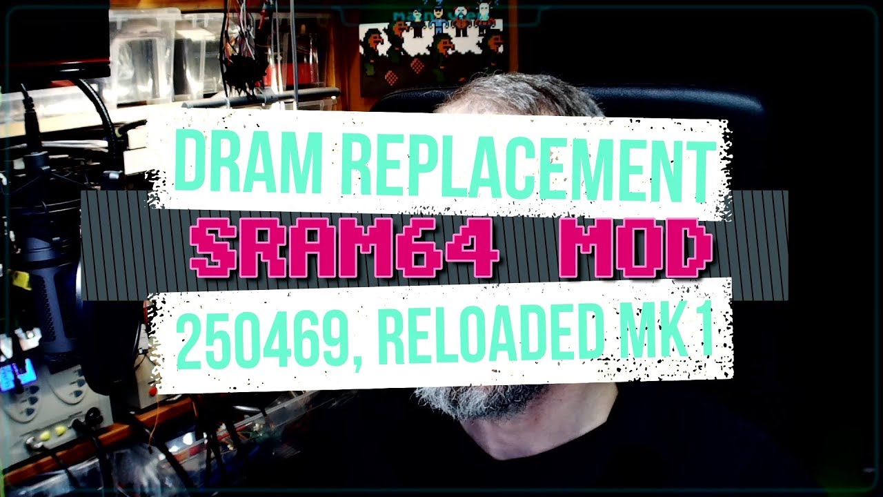 C64 Hardware - DRAM replacement - SRAM64 mod