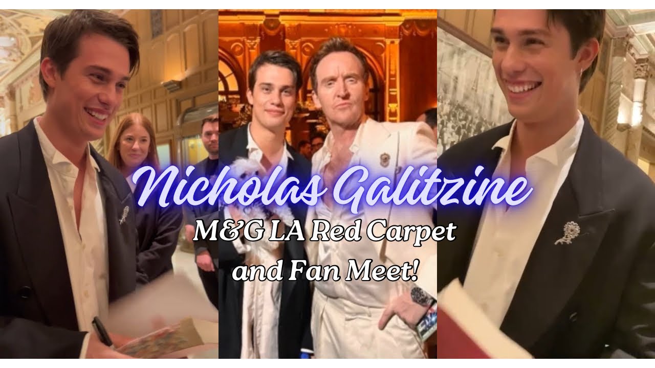 Fan Frenzy & Bromance Fun! Nicholas Galitzine & Tony Curran Conquer the Mary & George LA Premiere!