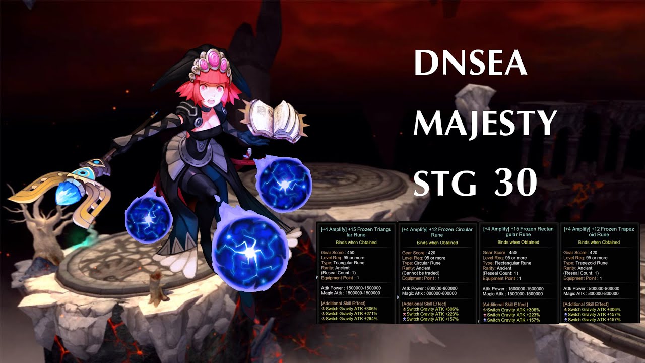 DNSEA Majesty STG30 Full Switch Gravity Runes