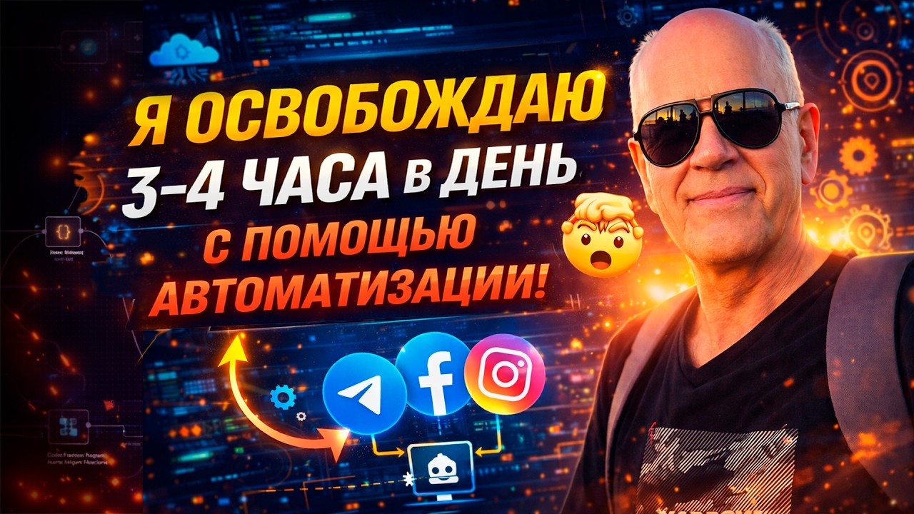 🚀 Я ОСВОБОЖДАЮ 3–4 ЧАСА В ДЕНЬ С ПОМОЩЬЮ АВТОМАТИЗАЦИИ 🤯