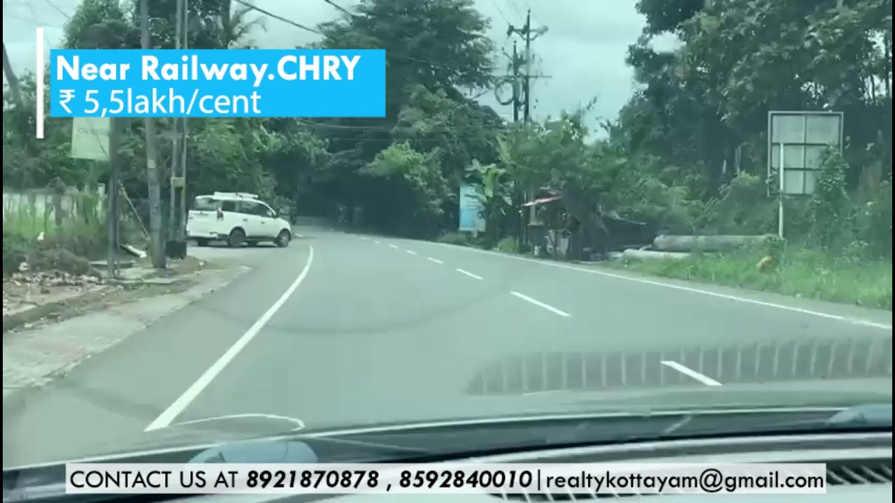 PLOT FOR SALE NEAR RAILWAY STATION,CHANGANACHERRY,KOTTAYAM
