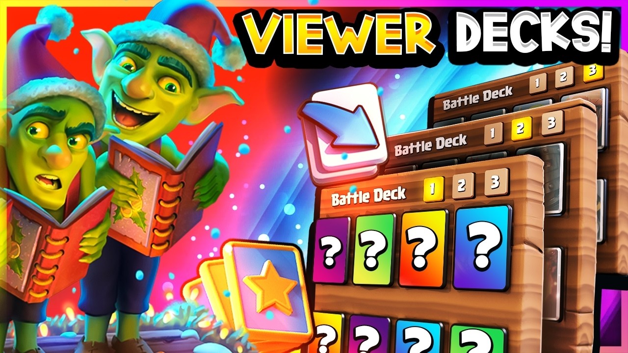 Clash Royale With YOUR Viewer Decks! ❤︎