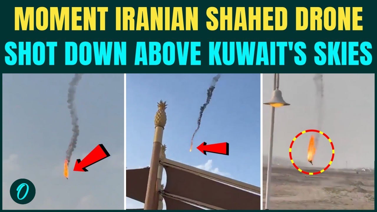 Iran's Shahed Drone SHOT Down Over Kuwait | U.S. Patriot Systems Roar Into Action | WATCH