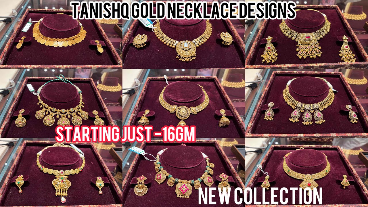 ✨ Tanishq Gold Necklace Designs with Price | Latest Bridal & Daily Wear Collection 