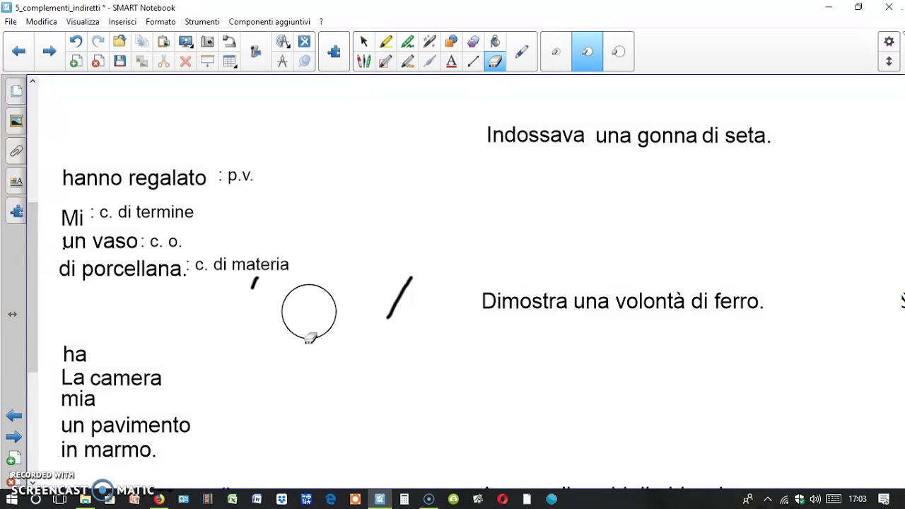 Complemento di materia