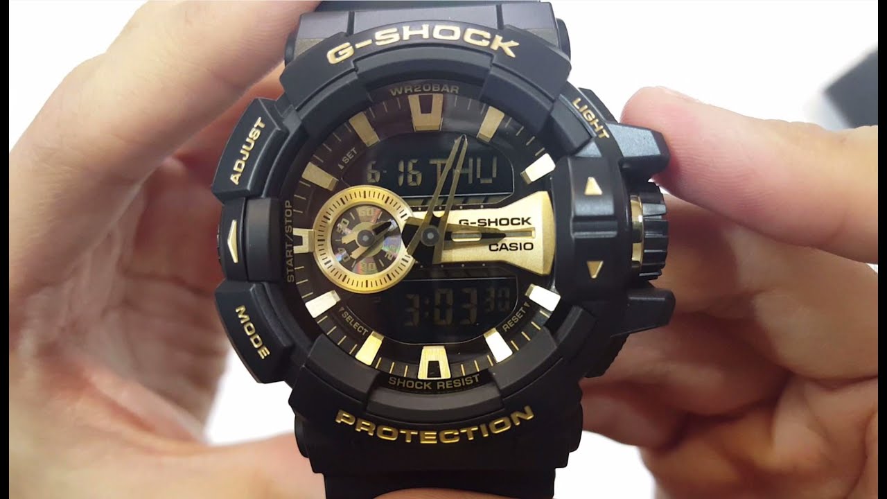 CASIO G-SHOCK WATCH GA-400GB-1A9 UNBOXING