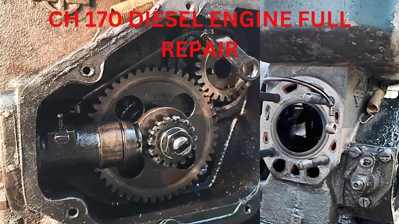 How to 170 diesel Engine repair // CH 170 DIESEL ENGINE FULL REPAIR
