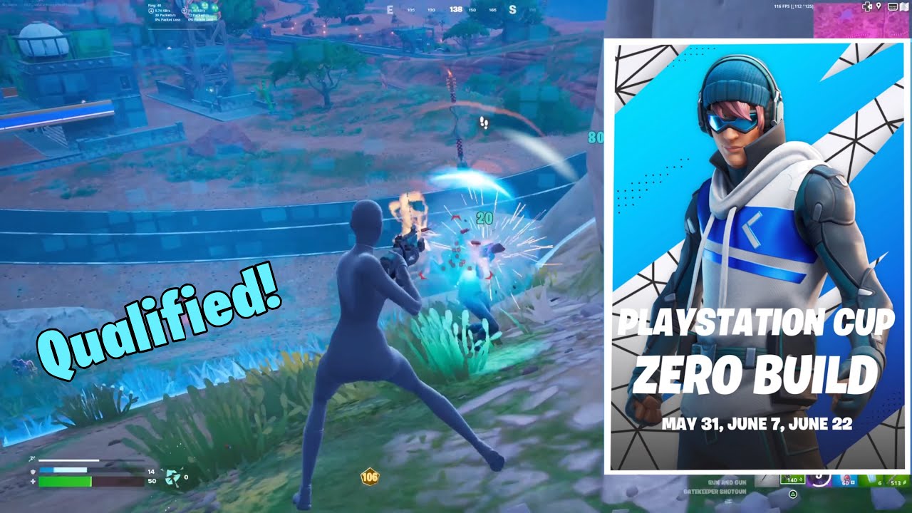 How I Qualified For The Zero Build PlayStation Cup Finals! (PS5, 4K)
