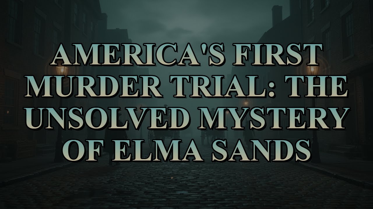 Americas First Murder Trial The Unsolved Mystery of Elma Sands