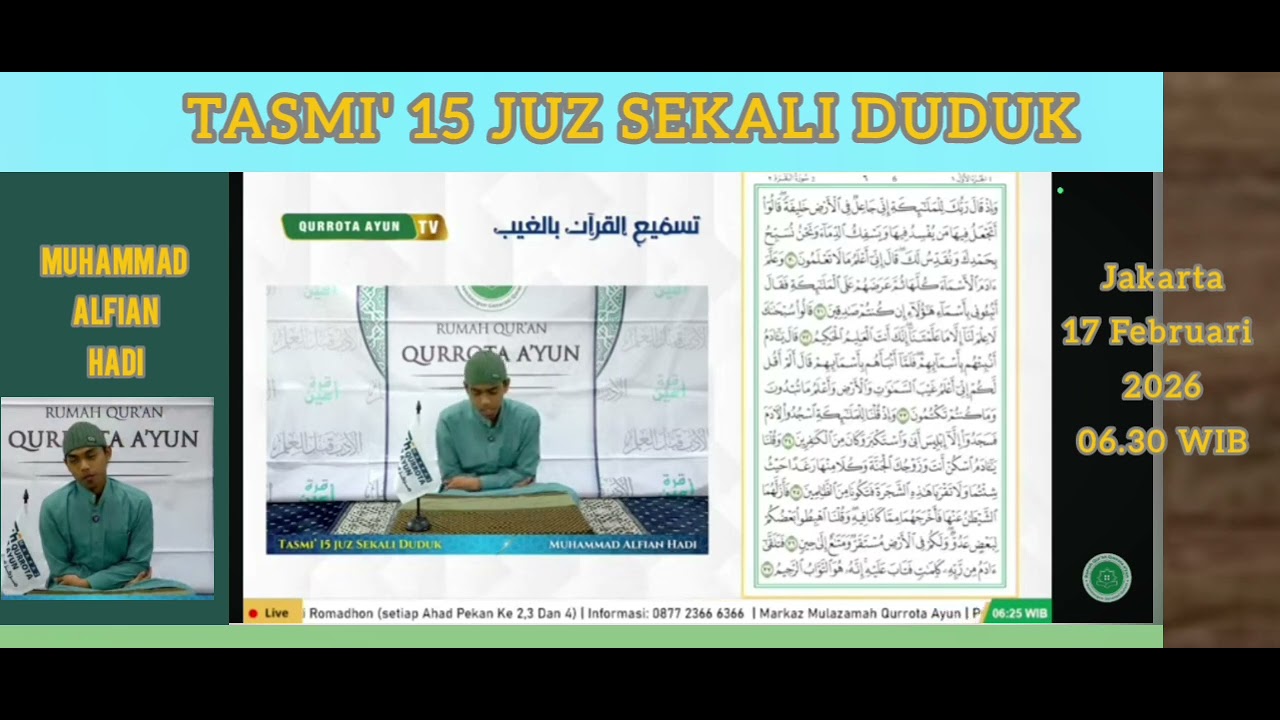 TASMI' 15 JUZ SEKALI DUDUK/MUHAMMAD ALFIAN HADI 