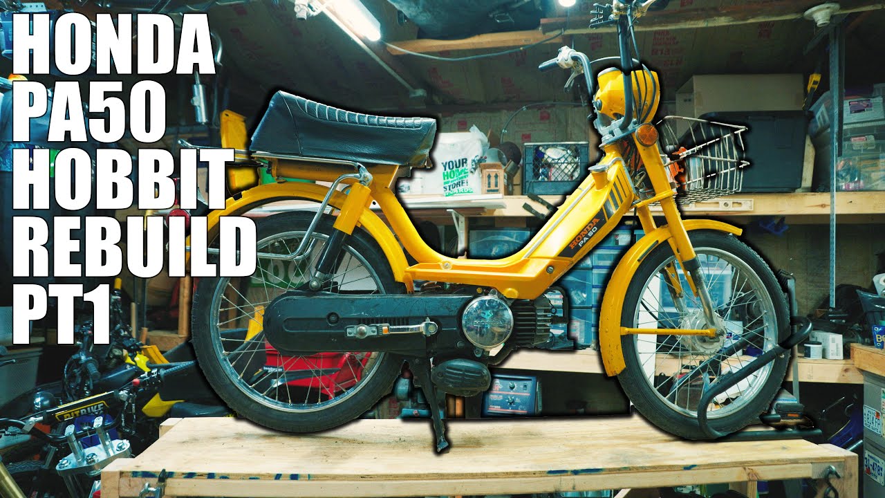 PT 1 – Full Disassembly & Parts Preview | Honda Camino Hobbit PA50 RESTOMOD