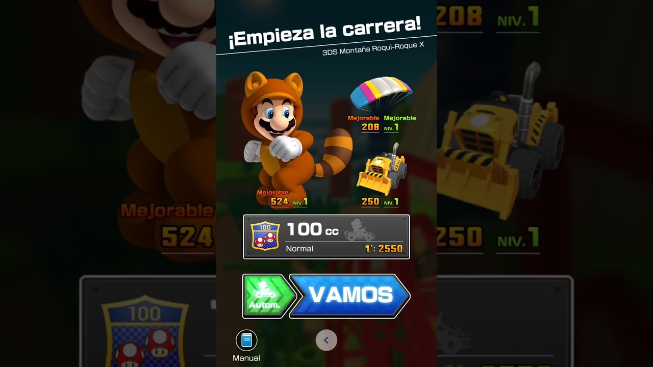 Completando la copa mii en Mario kart tour 