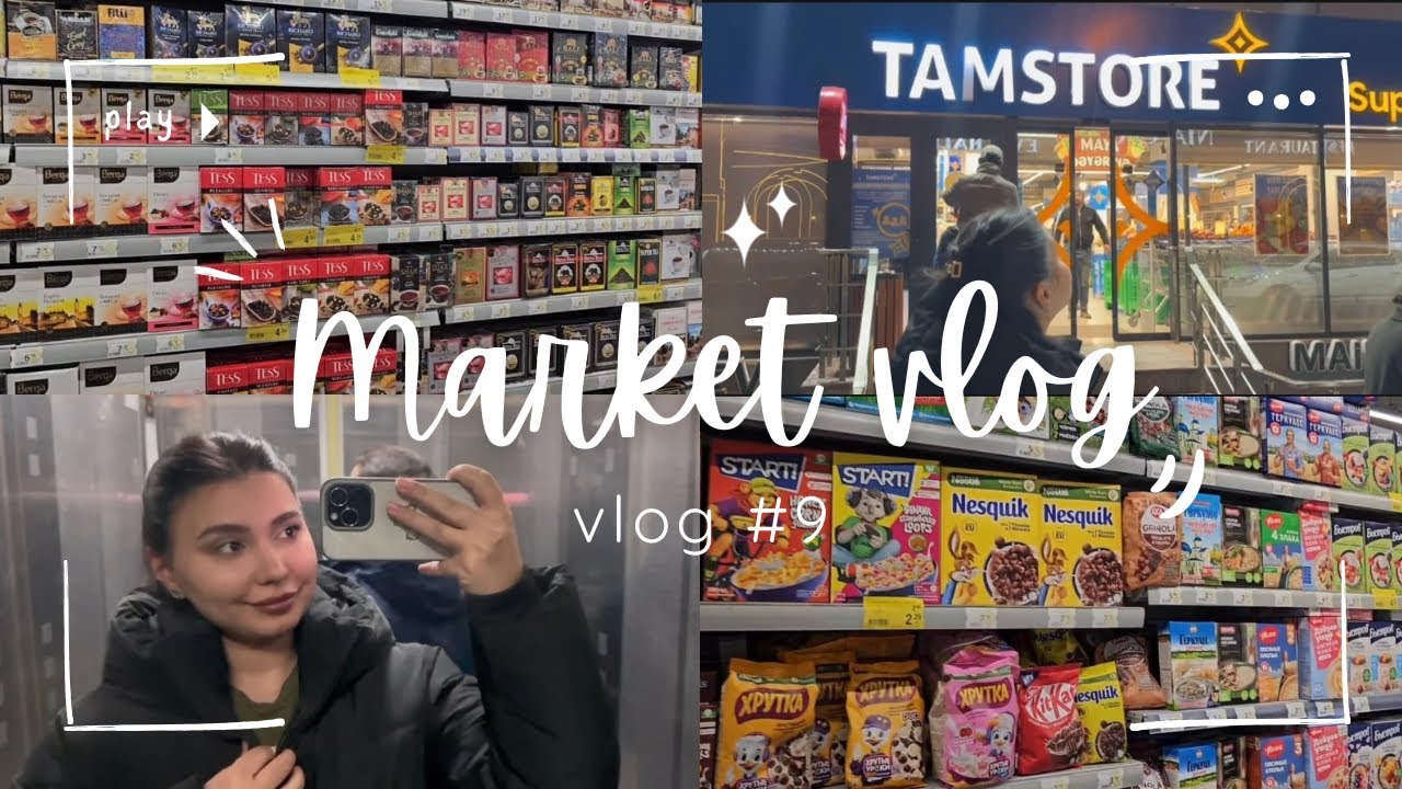 Market alış-verişi 🛒 | 200 manata nələr aldıq? 😳 |Vlog 9