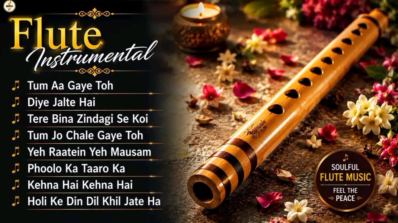 Best Romantic Flute Instrumental Collection ❤️ | Tum Aa Gaye Toh &bull; Tere Bina Zindagi Se Koi 