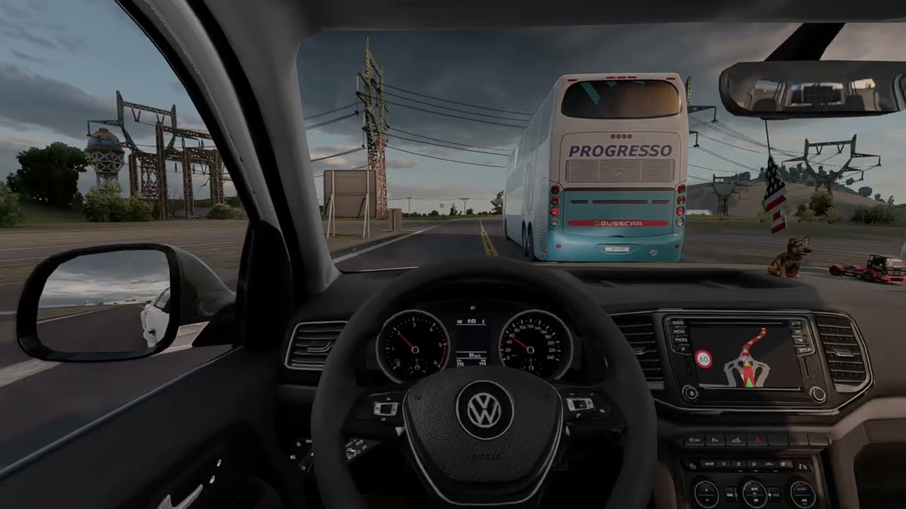 continuando a viagem ate palmas com a amarok ets2 g29