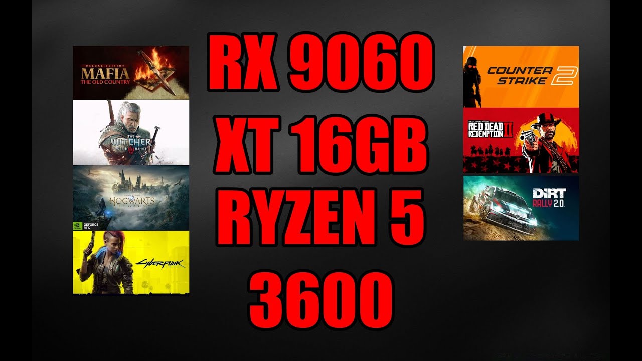 RX 9060 XT 16GB + Ryzen 5 3600 : Test in 1080p - RX 9060 XT 16GB Gaming test