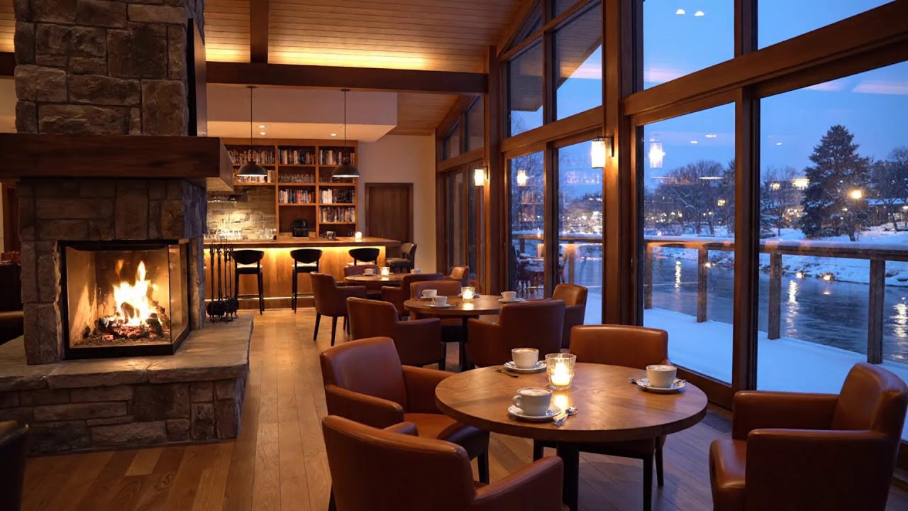 Cozy Winter Night Vibes ❄️  🎷 Elegant Jazz Saxophone Music for Sleeping & Relaxing