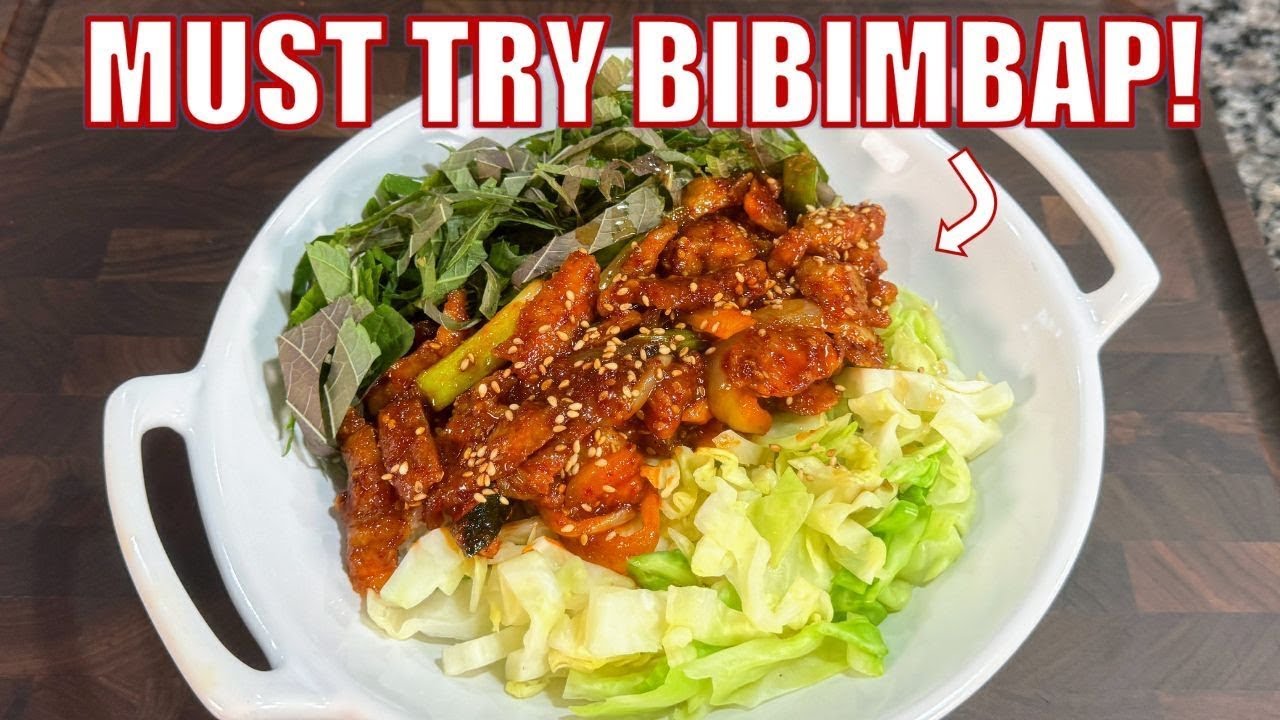 You’ve Never Had Bibimbap Like This! Spicy Pork Edition!😍😋