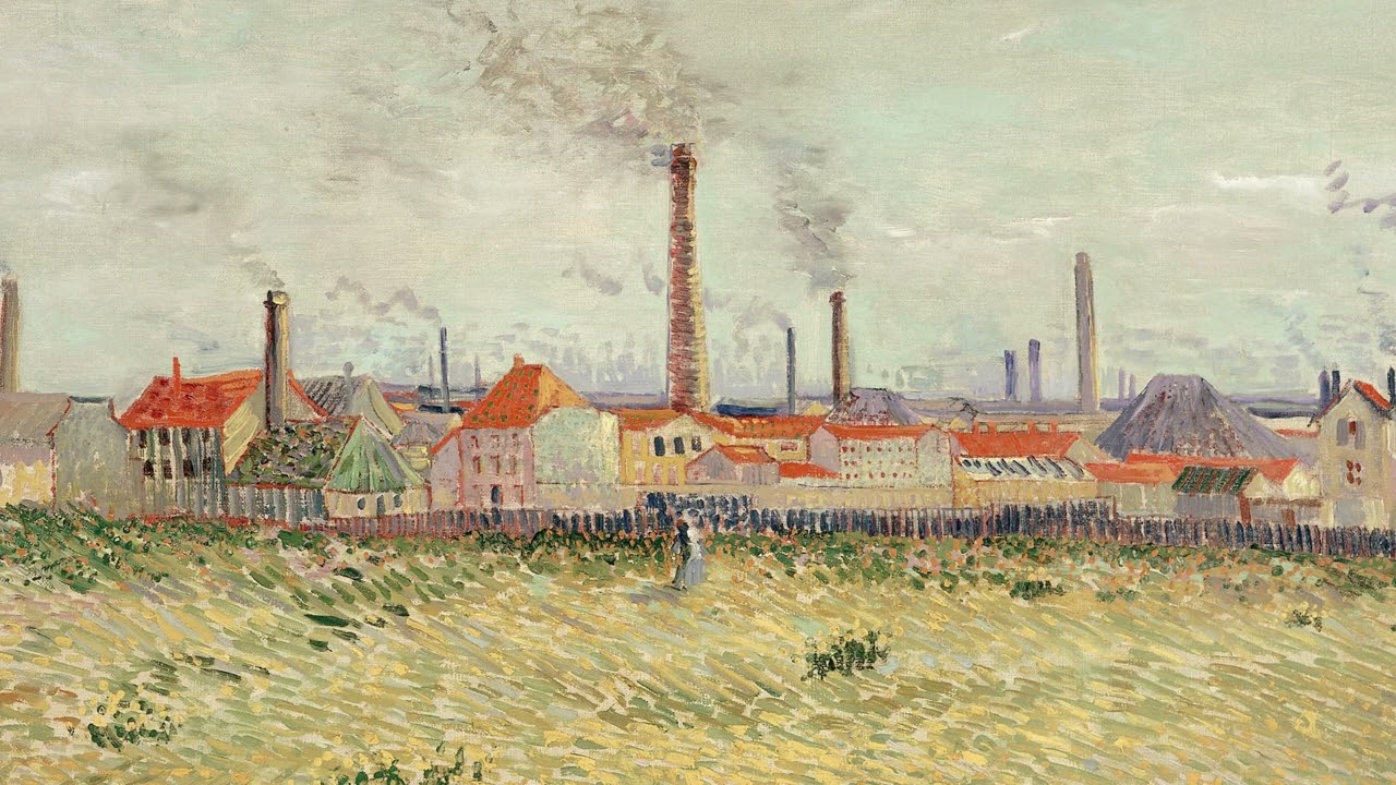 Factories at Clichy by Vincent van Gogh | 4K Frame TV Art