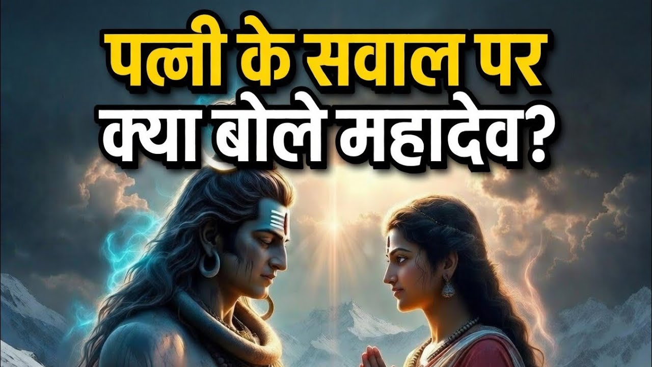 पत्नी के सवाल पर महादेव का अद्भुत जवाब 😱 | Shiv Parvati samvaad
