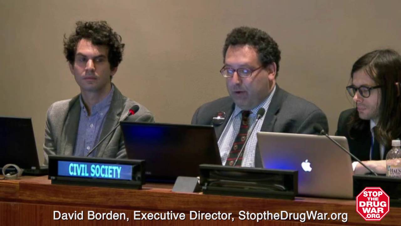 David Borden presentation at UNGASS, April 2016
