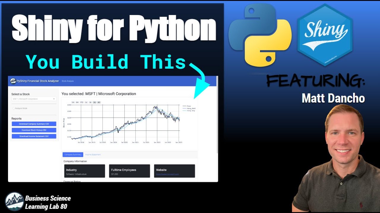 Shiny for Python: Build a Financial Stock Analyzer (Full Tutorial)