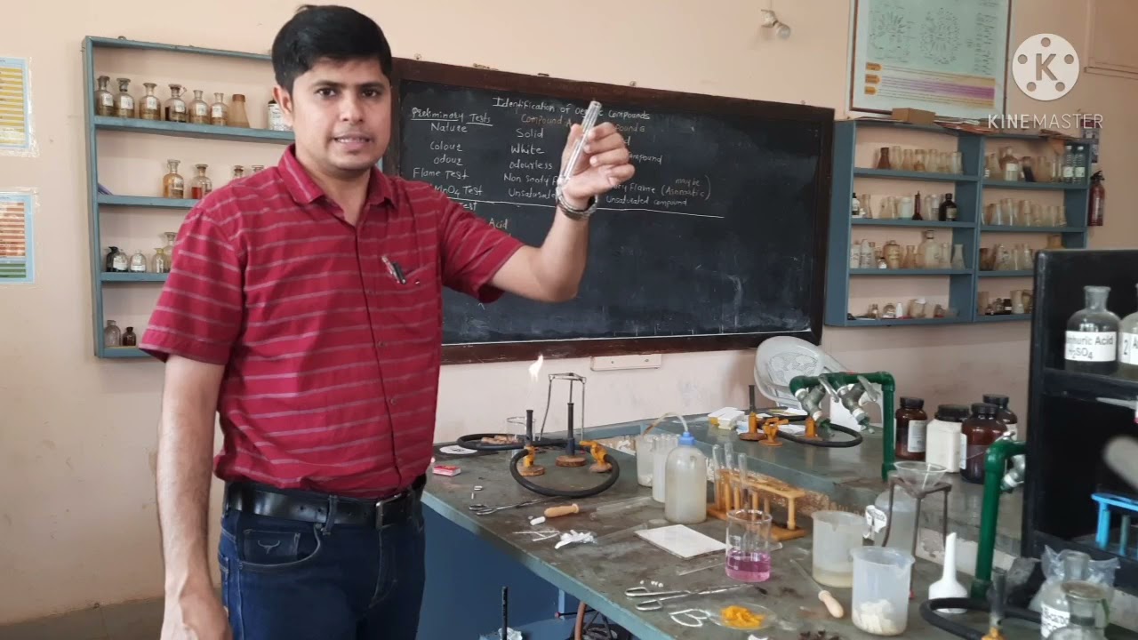 Identification of Organic Compounds in Laboratory